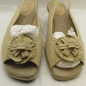 Ros Hommerson Edith Natural Fabric heel in 8.5N